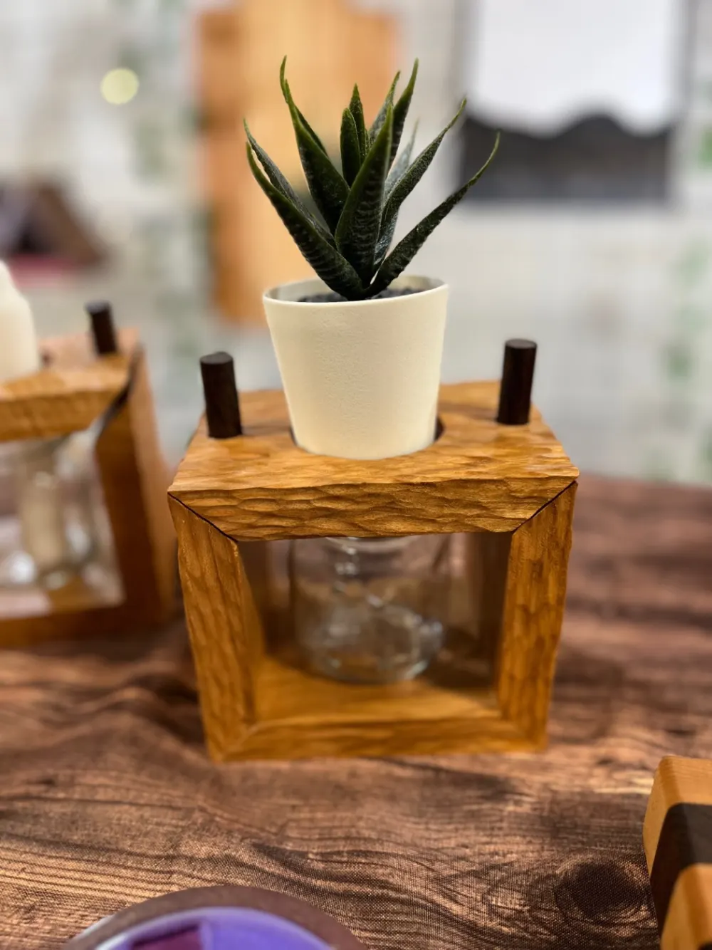 Ornamental Holder handmade wood product